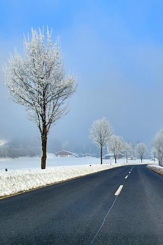 Snow vista in Austria