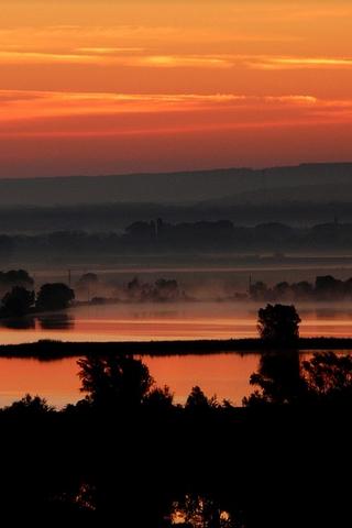 Sunset on Lake, Croatia