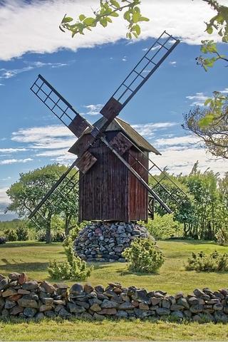 Windmill, Island of Saaremaa, Estonia