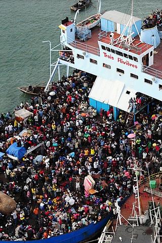 Crowded Ferry Boat, Haiti